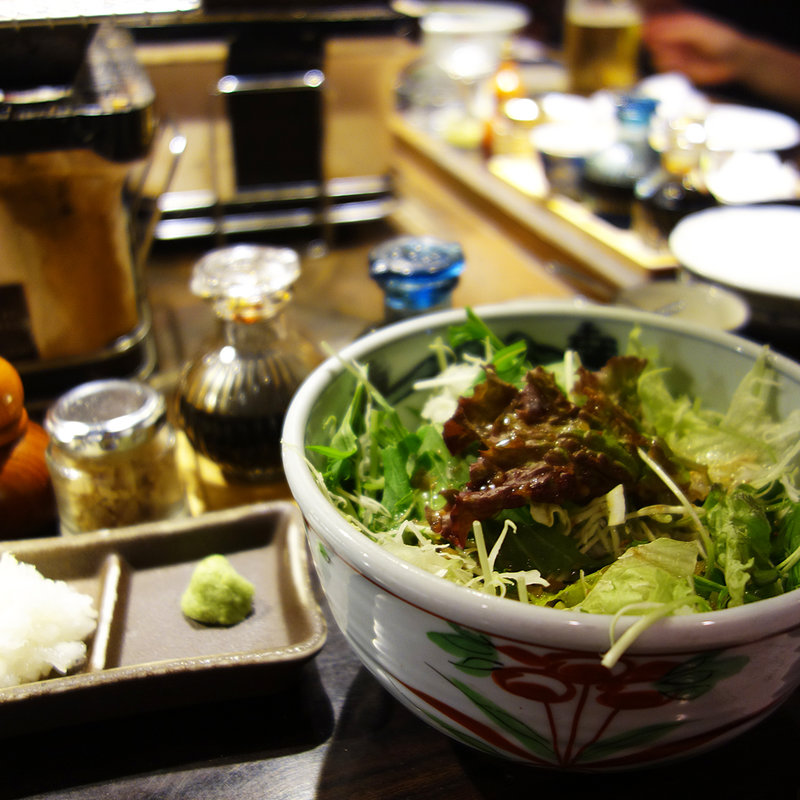 お通し(肉の雷橋)