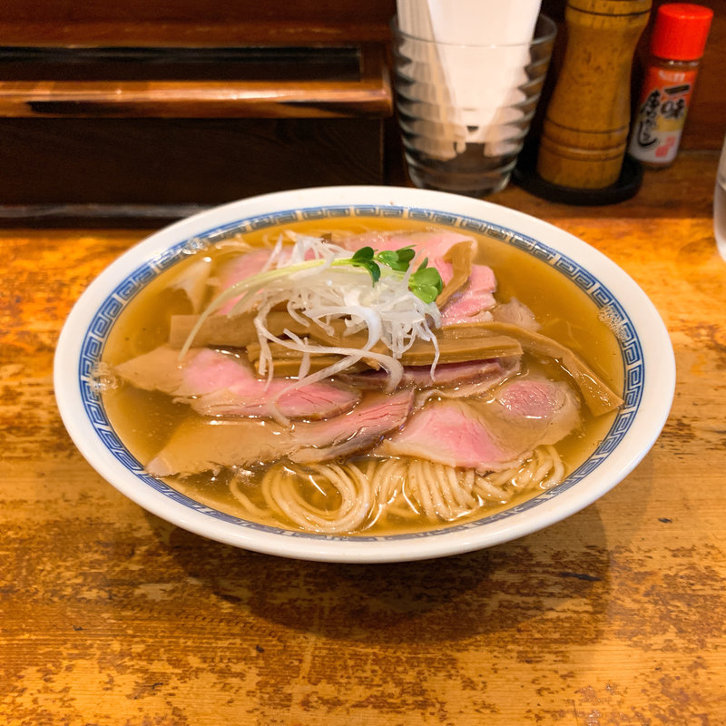 チャーシュー煮干しそば(中華そば しば田)