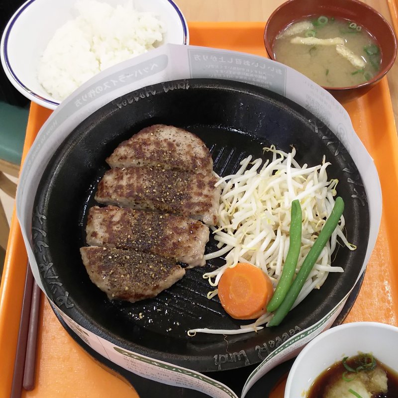 100%ビーフ和風おろしハンバーグ(ペッパーランチ 島忠ホームズ川崎大師店)