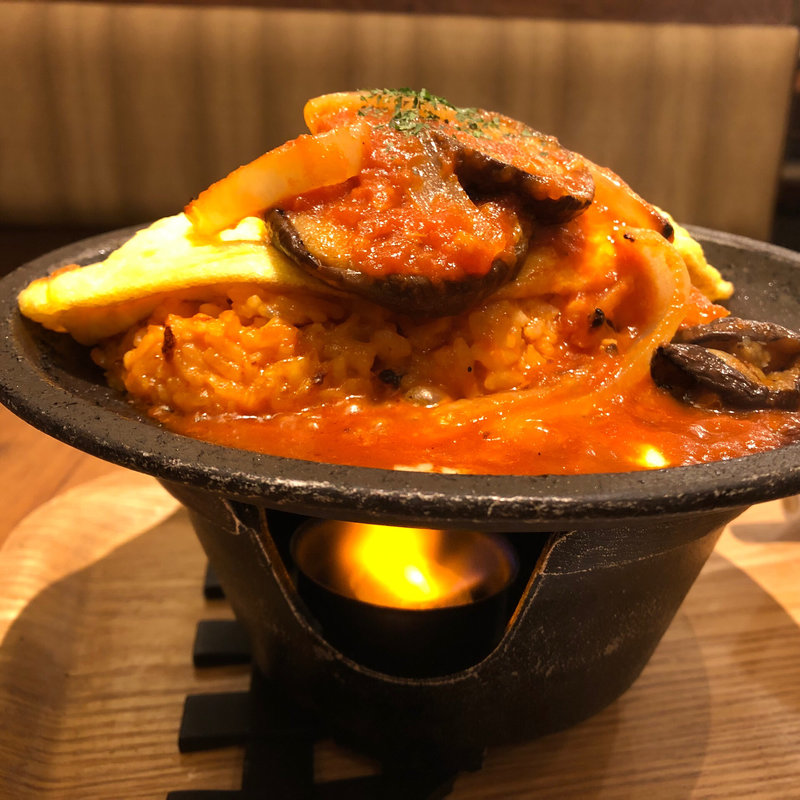 焼きおむドリアローストナスのトマトソース(神戸元町ドリア イオンモール高の原店 )