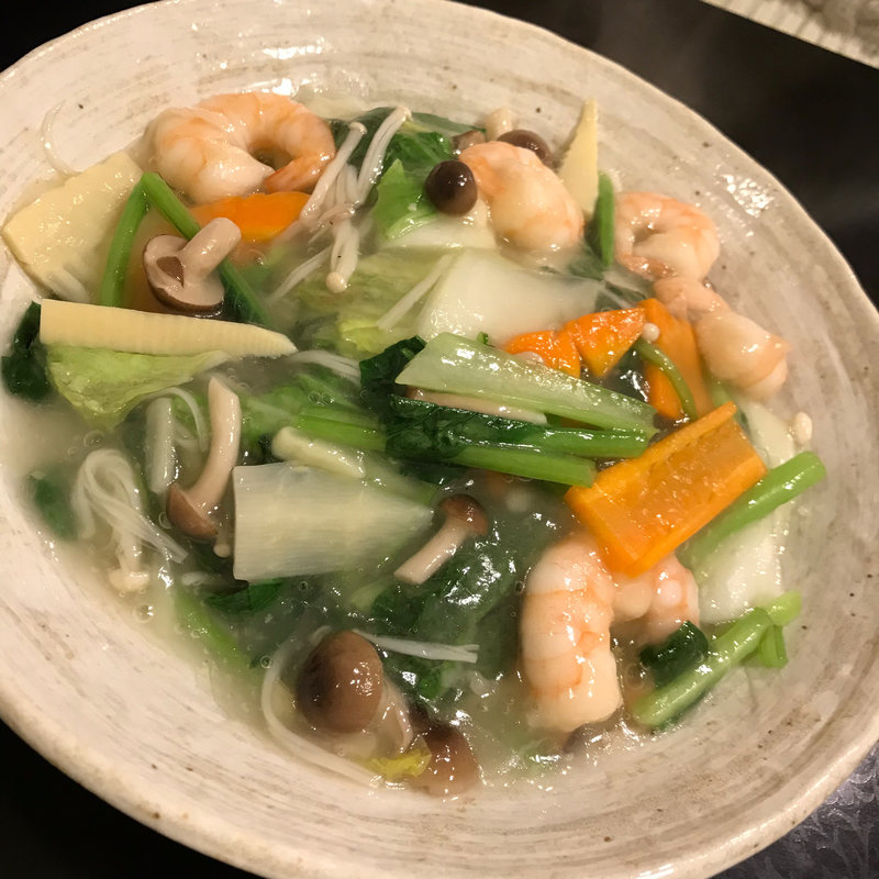 海老あんかけご飯(庄和飯店)