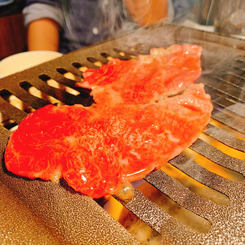 芯ロースのすき焼き風(焼肉ハウス 大滝)