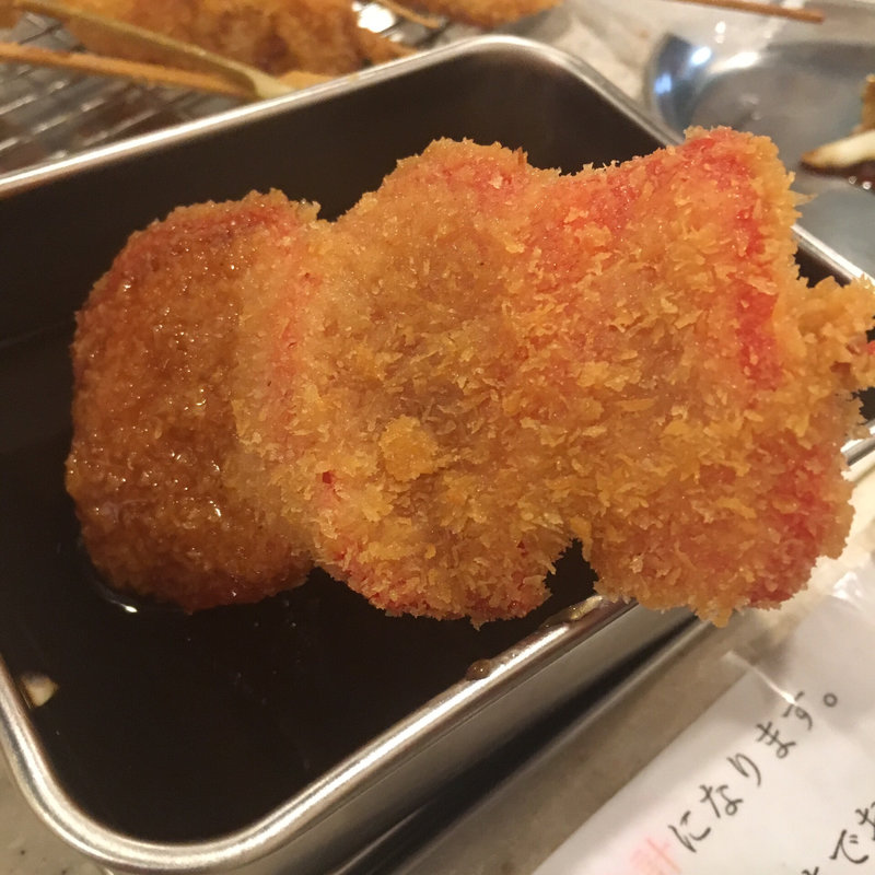 紅しょうが(串カツ田中 すすきの店)