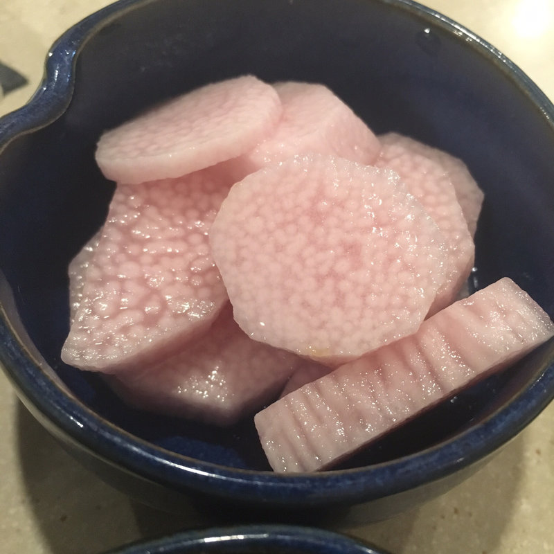 山芋の梅漬け(串カツ田中 すすきの店)