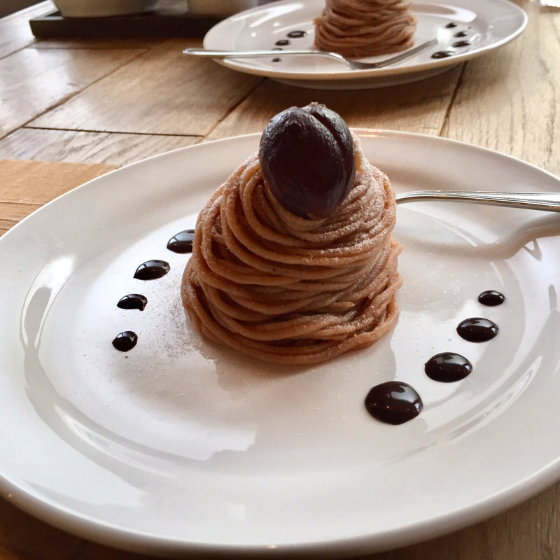 カシスモンブラン(トリトンカフェ)