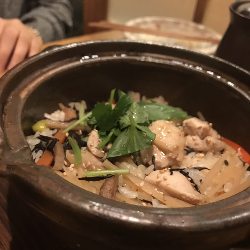 鶏炊き込みご飯(こめの家 目黒)
