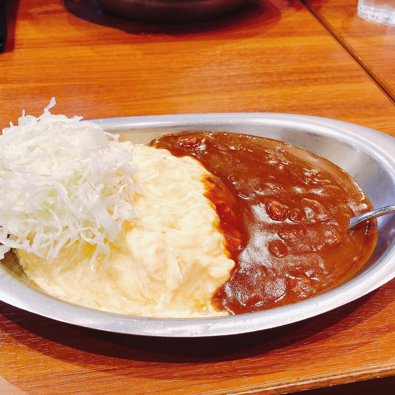 オムカレー(カレーの市民アルバ 秋葉原本店 )