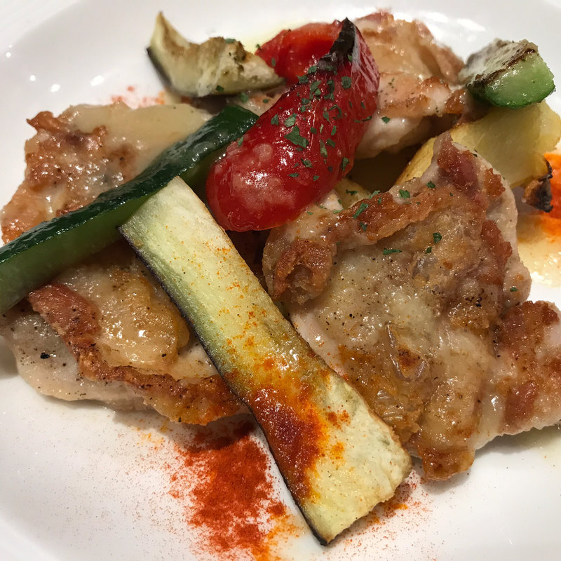 若鶏と彩り野菜のグリル(バケット)