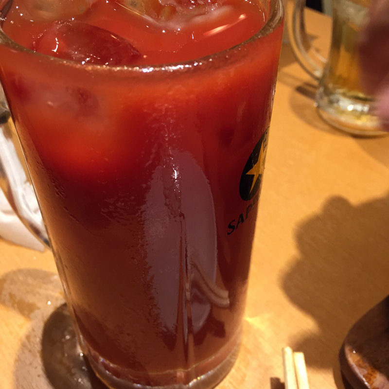 濃厚トマト酎ハイ(ふれあい酒場ほていちゃん 上野2号店)