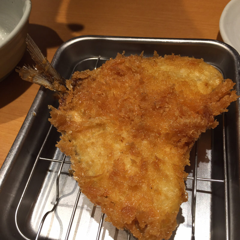ほていちゃんのアジフライ(ふれあい酒場ほていちゃん 上野2号店)