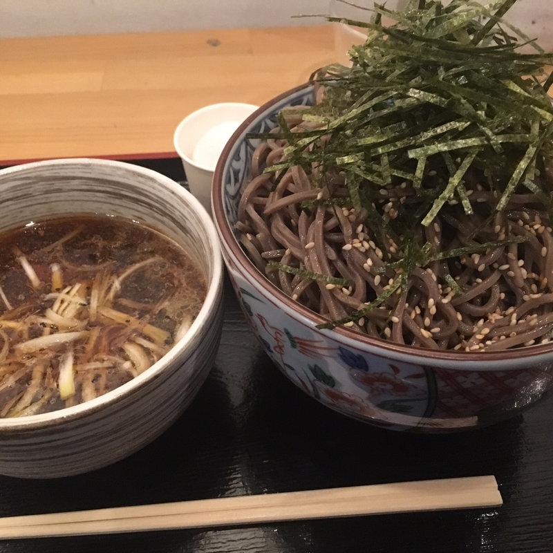 鳥つけそば(蕎麦切り　ごうめん。 )