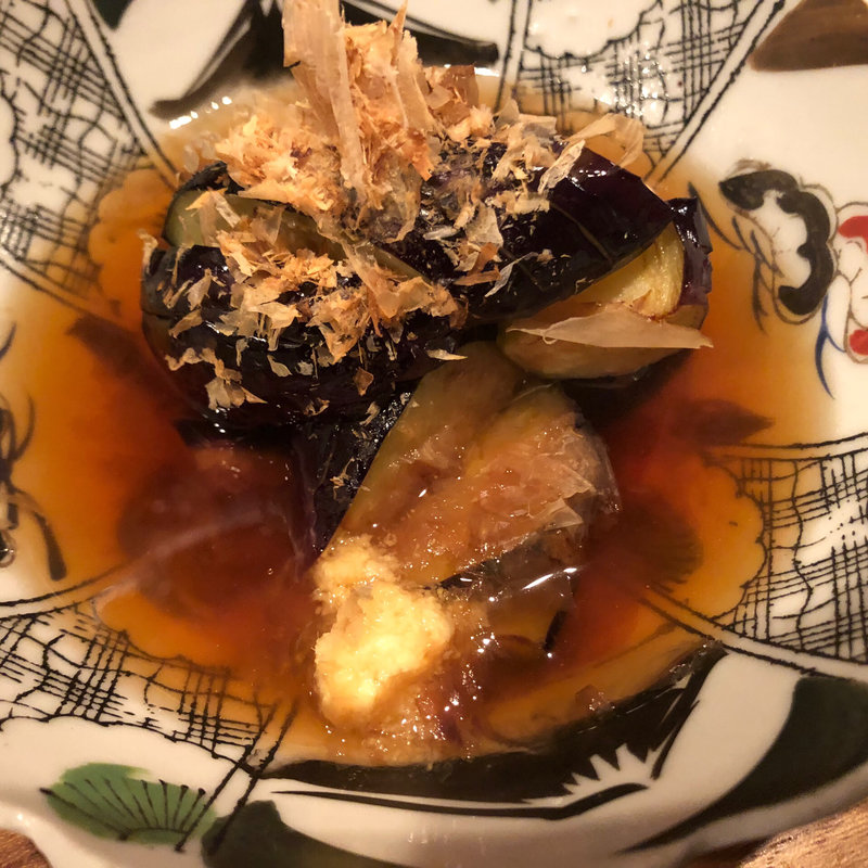 茄子の揚出し(ヌンチャク )