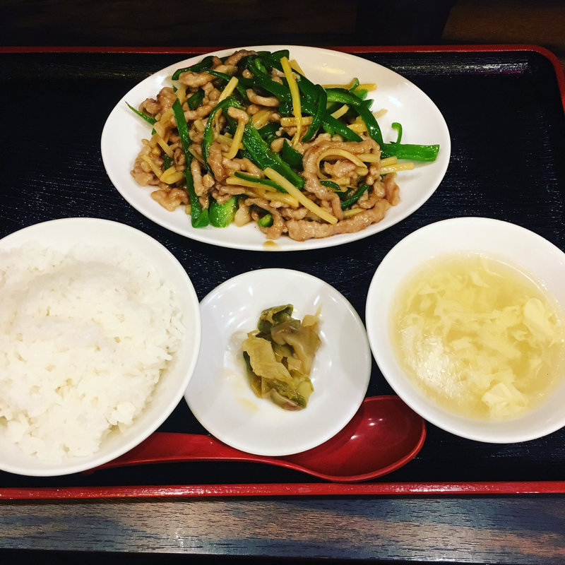 チンジャオロースセット(珉珉 錦糸町北口店)