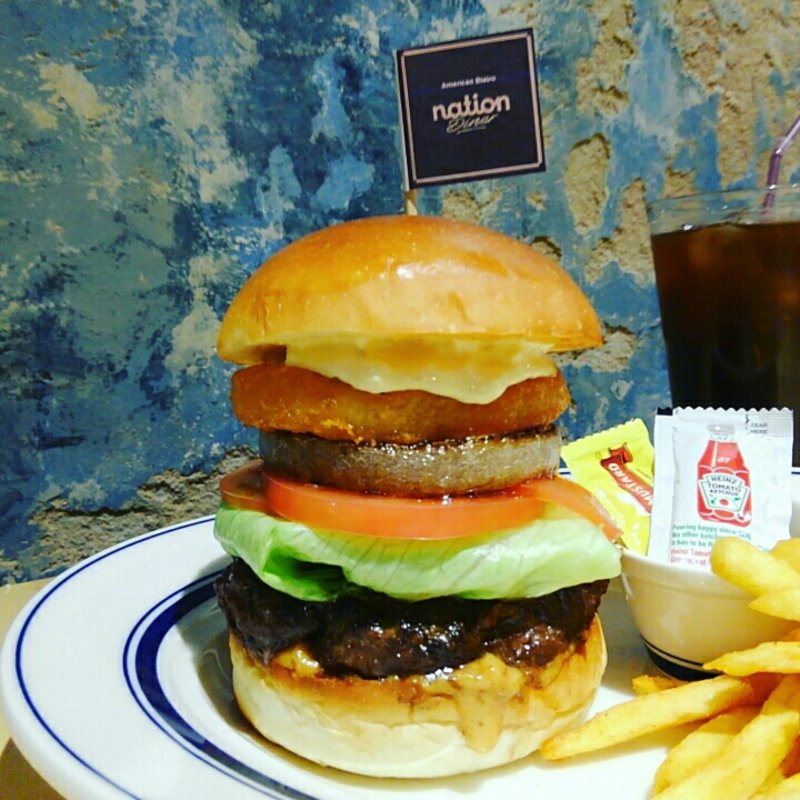 超オニオンバーガー(Nation diner)