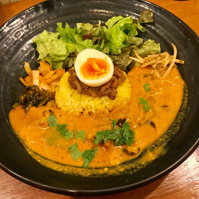 ろかプレート（牡蠣と柿のカレー）(SPICY CURRY 魯珈 （スパイシーカレー ろか）)