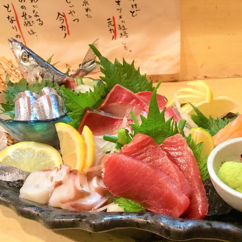 お造り盛り　5種(炭焼きBAR 心 梅田東通り店)