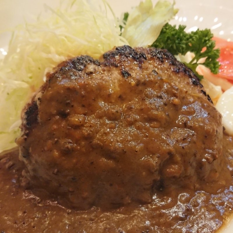 ハンバーグ定食(グリル千里)