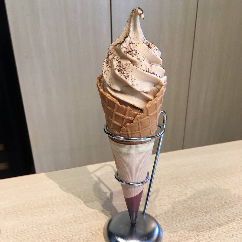 コーヒーソフトクリーム(mi cafeto 一ツ橋店)