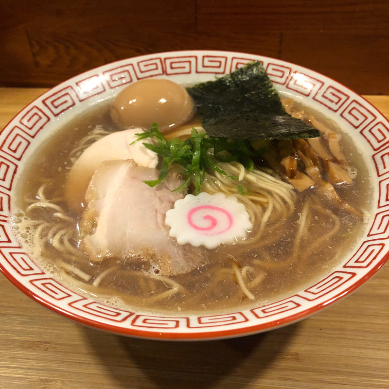 五種の煮干中華そば 玉子入り(がふうあん )