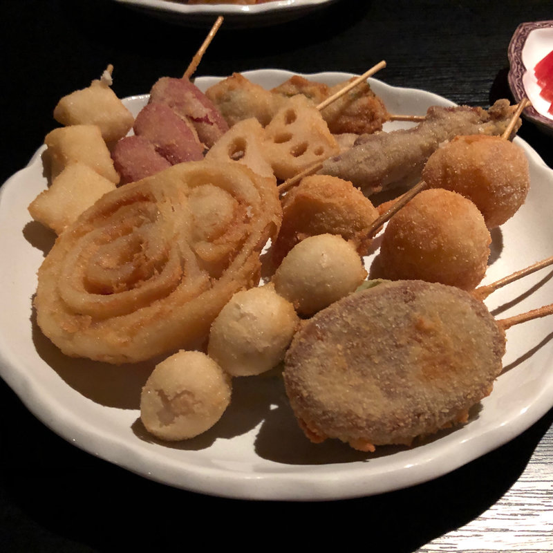 お任せコース 通天閣（11本盛り）(串揚げ 揚音)
