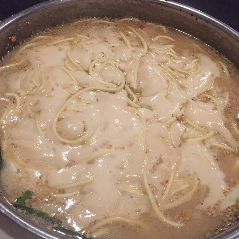 ちゃんぽん玉(牛もつ鍋 おおいし 住吉店)