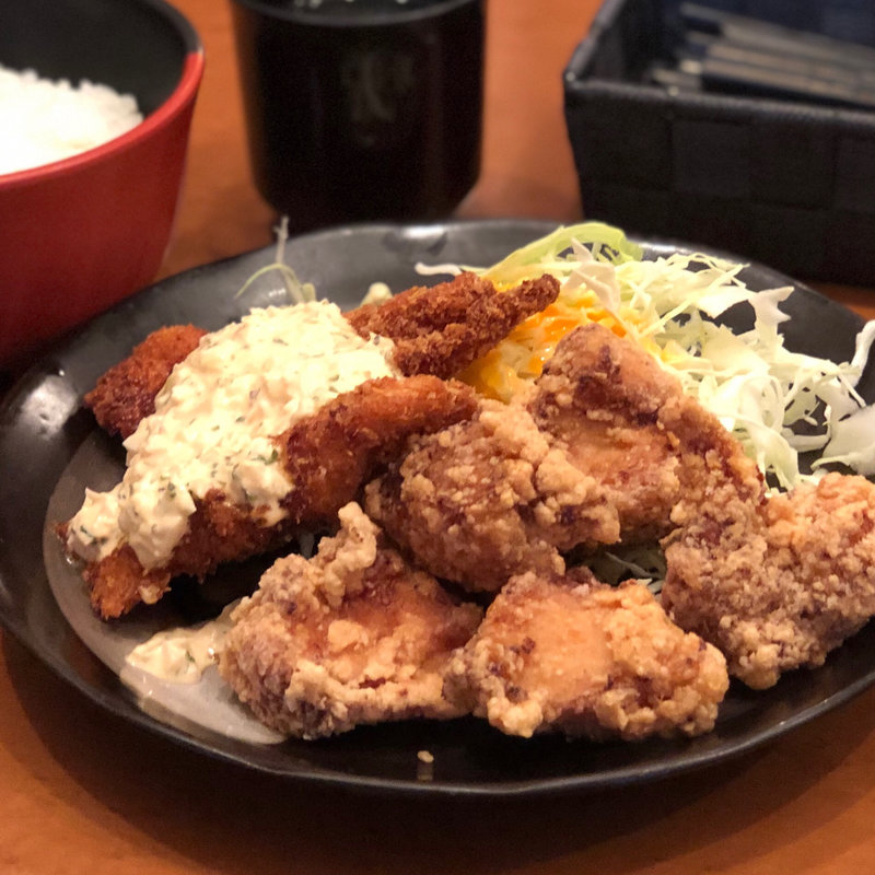 チキン南蛮フライ定食(テンカラ煌楽)