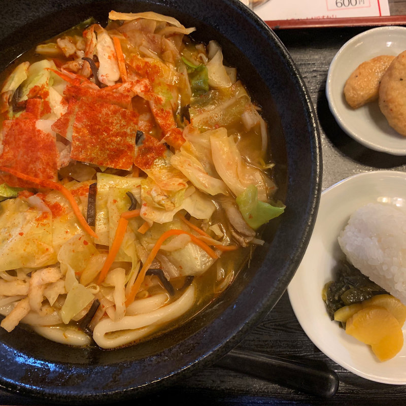 ピリ辛どんめんミニセット(博多めん処 峰松本家・料理蒲鉾 峰屋)