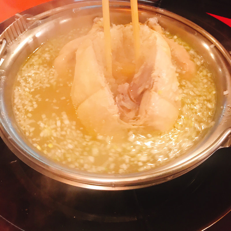 参鶏湯(鬼亭)