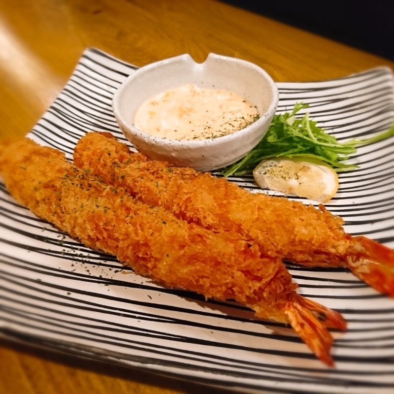 BIG海老フライタルタル(隠れ家ダイニング林Rin)