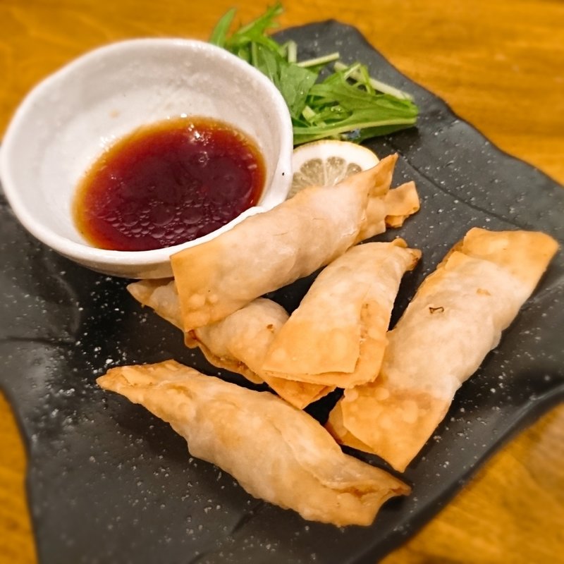 犬鳴ポーク揚げ餃子(隠れ家ダイニング林Rin)