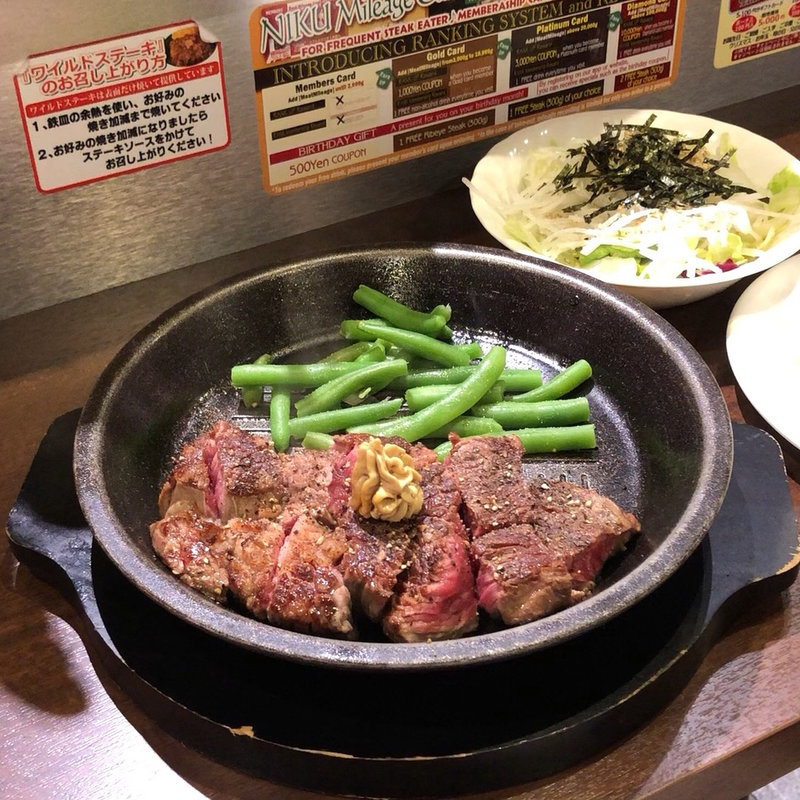 CABワイルドステーキ 300g(いきなりステーキ 長野高田店)