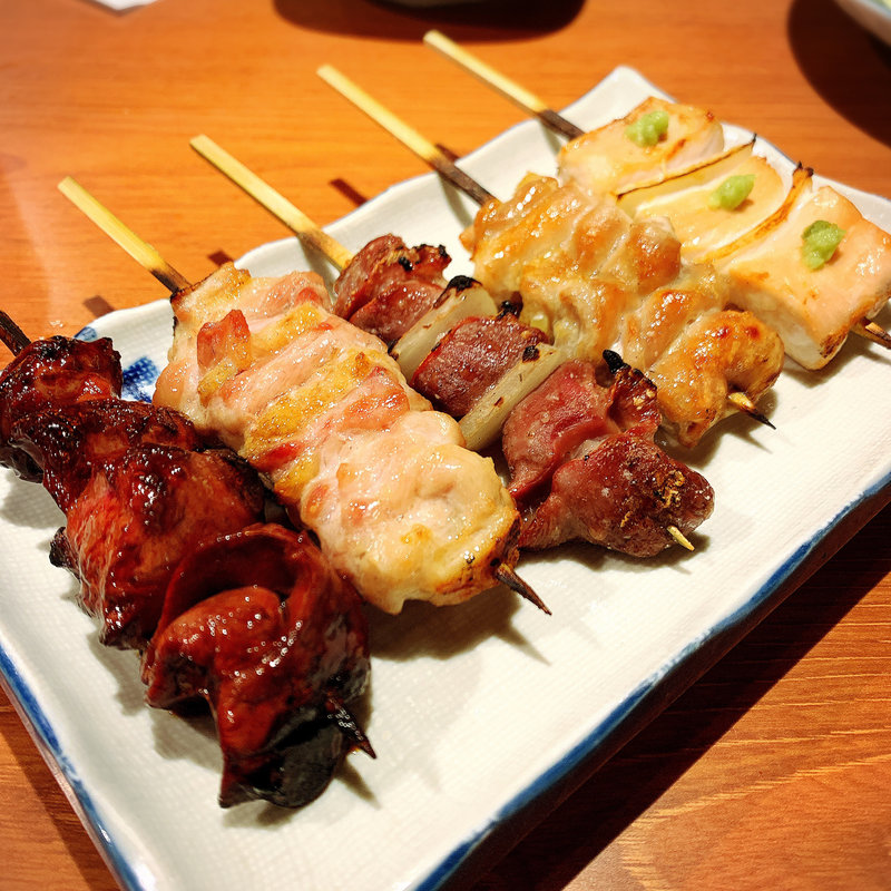 本日の焼き鳥5本盛り合わせ(ヒノマル食堂 有楽町店 )