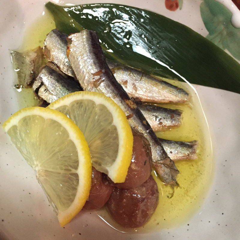 自家製オイルサーディン(海鮮居酒屋 だるま屋)