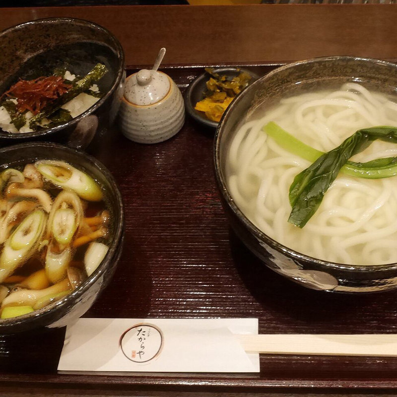 鴨つけ（釜あげうどん）(たからや)