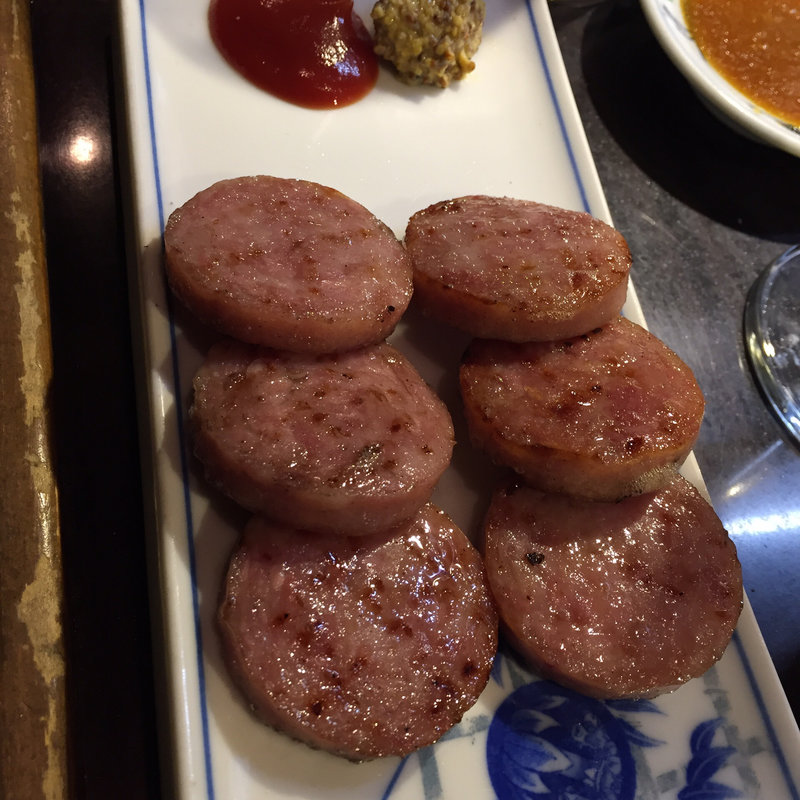 ハムステーキ(肉の雷橋)