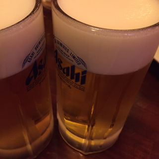 生ビール(とり皮 みつます 大橋本店)