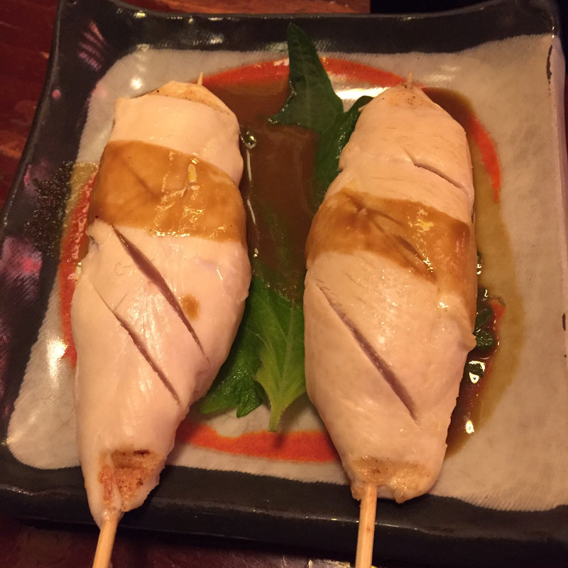 しぎ焼き2本(とり皮 みつます 大橋本店)