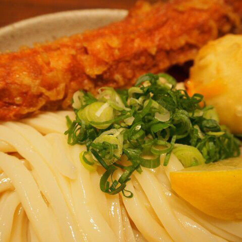 ちく玉天ぶっかけ 冷(JUN大谷製麺処)