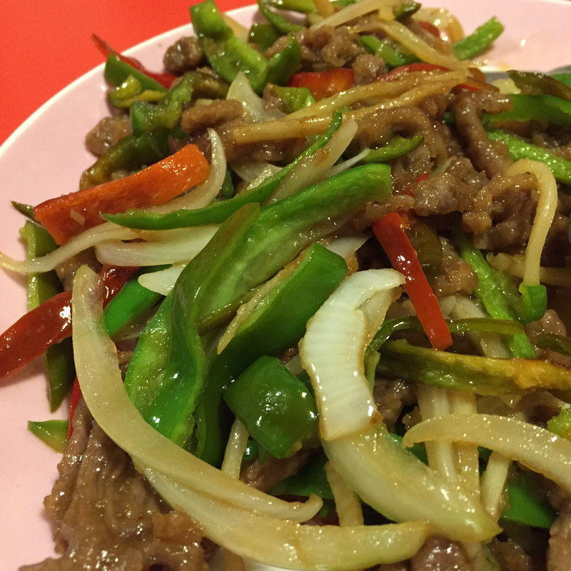 ピーマンと豚肉の細切炒め(中国料理大翁 )