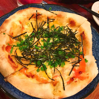 明太チーズピザ(ことぶき屋)