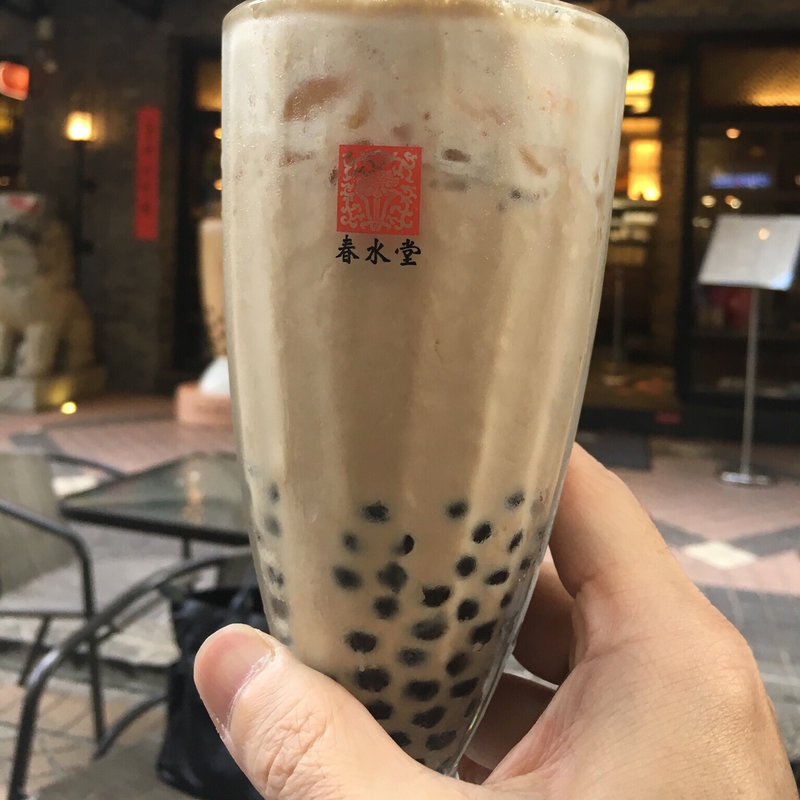 タピオカ入りミルクティー(春水堂 チュンシュイタン)