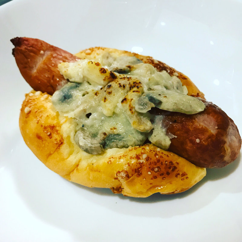 きのことドイツ産ソーセージ(ラパンラパン)