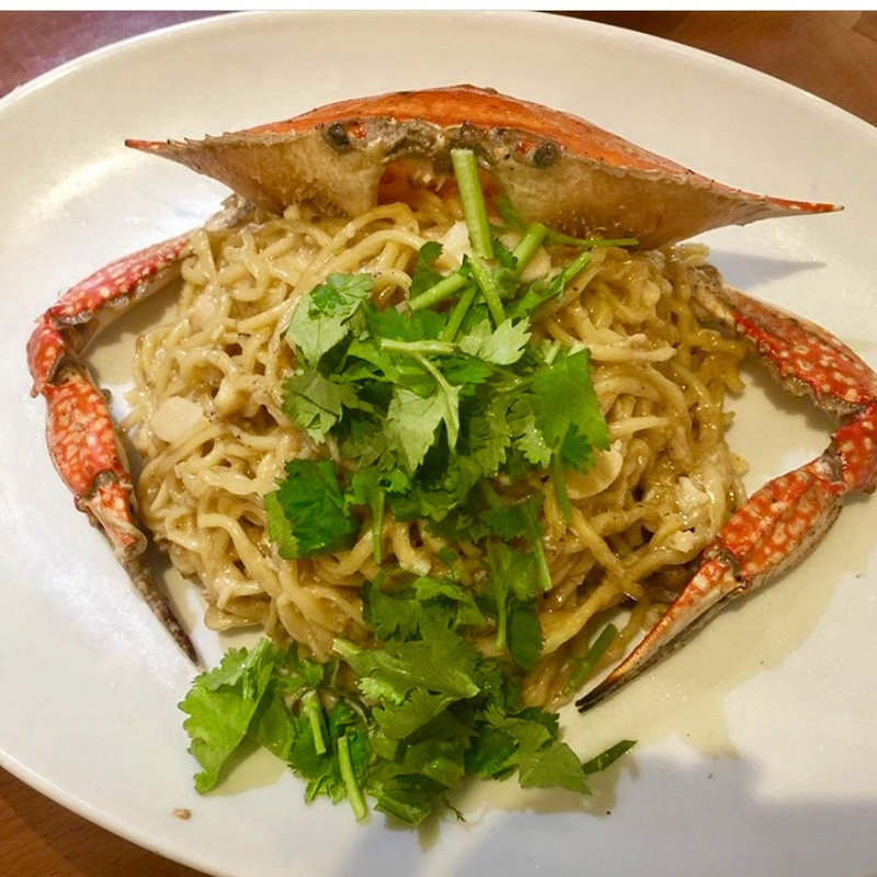 渡り蟹の焼きそば(新香飯店)