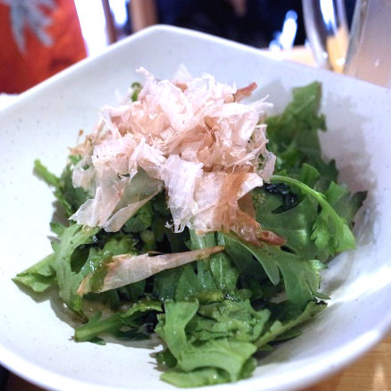 春菊サラダ(立呑み 二郎)