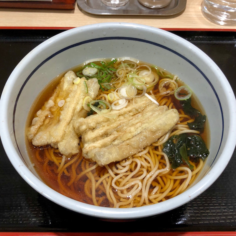 ごぼう天そば(吉そば 赤坂店)