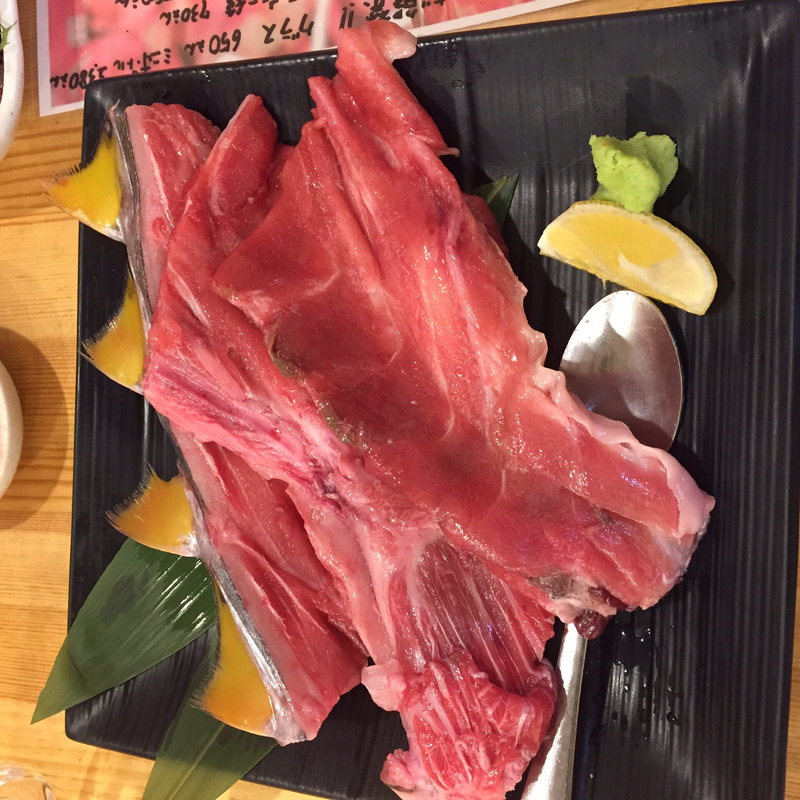 鮪中落ち(博多海鮮処しらすくじら 明神丸 薬院)