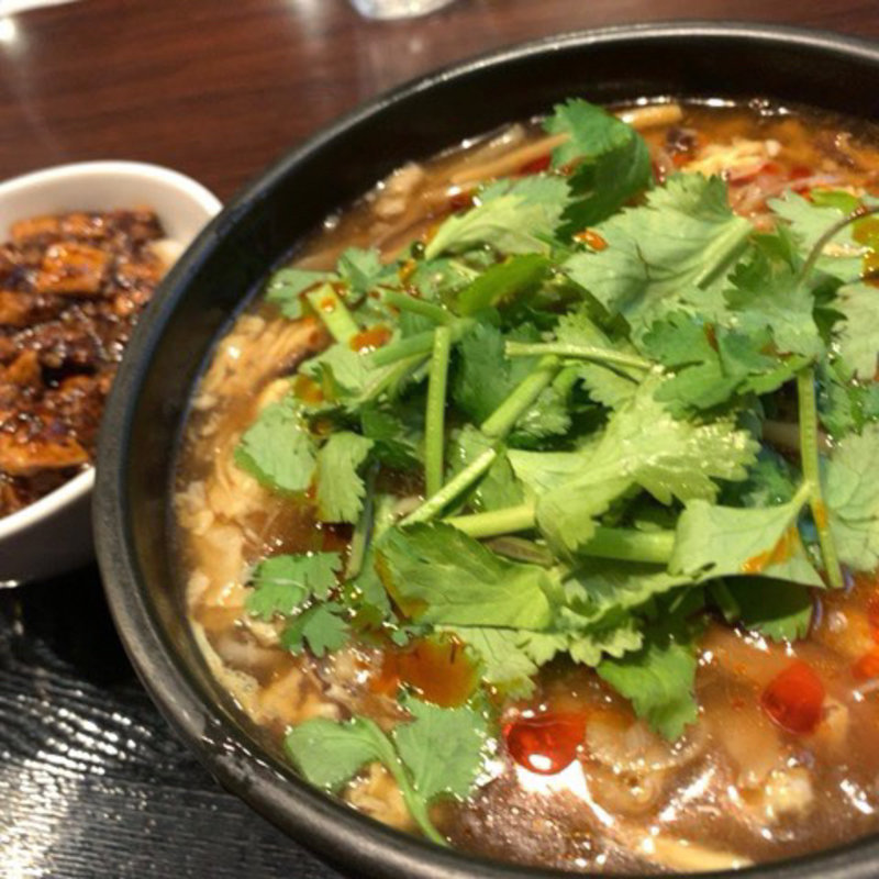 麺＋ミニマーボー丼セット　麺標準(中華料理 炎麻堂 三軒茶屋店)