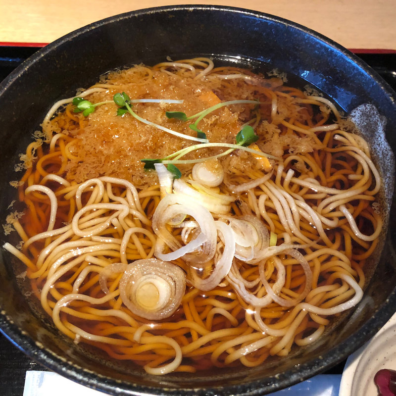 かけ蕎麦（ランチセット）(蕎麦処グレゴリー)