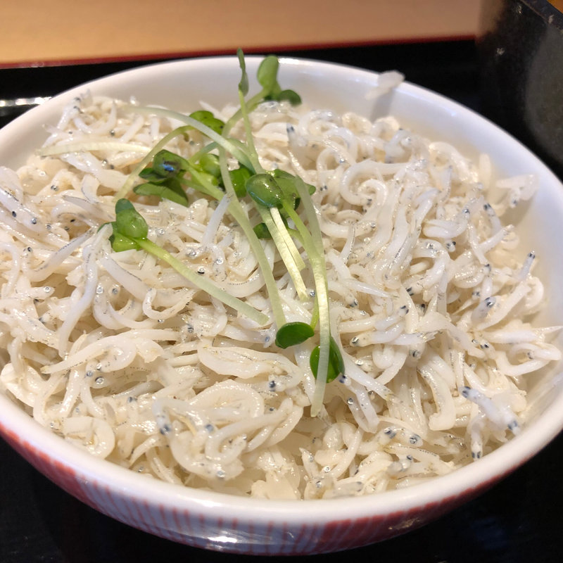 ミニしらすごはん（ランチセット）(蕎麦処グレゴリー)