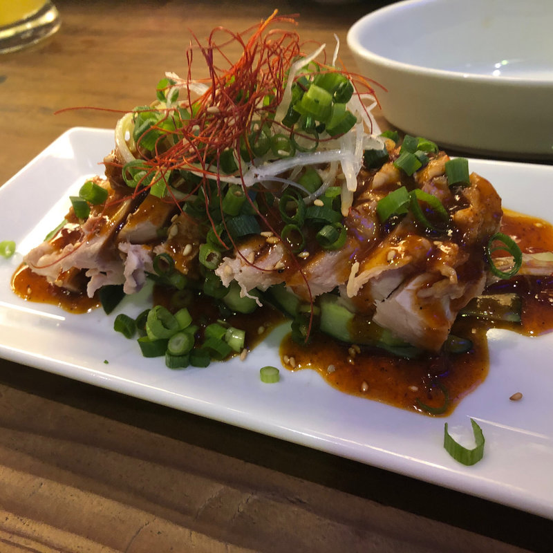 ヨダレ鶏(アガリコ 餃子楼 新橋店)